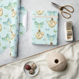 Presente Papel de enroscamento para bebês