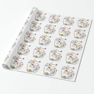 Presente Papel de envolvimento afortunado japonês bonito da