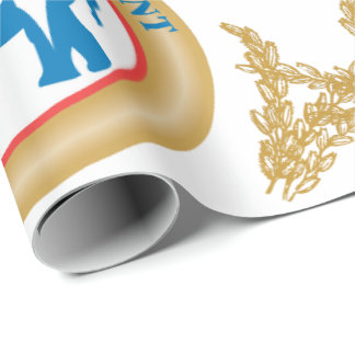 Presente Papel de envolvimento afortunado super do elefante