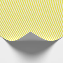 Papel de envolvimento amarelo e branco fino das