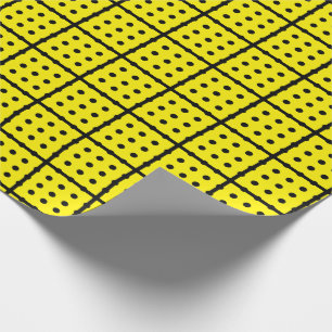 Presente Papel de envolvimento amarelo original