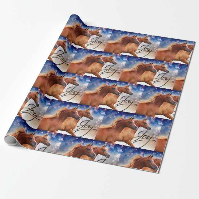 Presente Papel de envolvimento árabe do cavalo (Desenrolado)