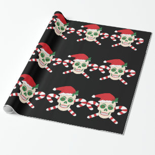 Presente Papel de envolvimento assustador do Natal