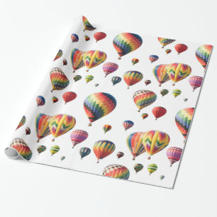 Presente Papel de envolvimento Ballooning do Quente-Ar