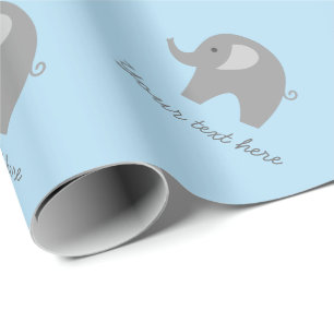 Presente Papel de envolvimento bonito do chá de fraldas do