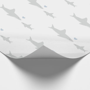 Presente Papel de envolvimento bonito do chá de fraldas do