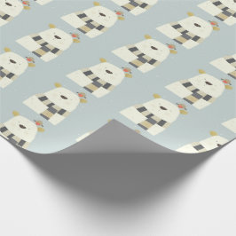 Presente Papel de envolvimento bonito do urso polar