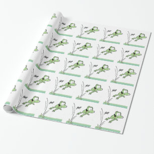 Presente Papel de envolvimento Bouncy dos desenhos animados