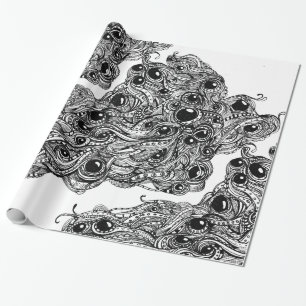 Presente Papel de envolvimento clássico de Megadoodle