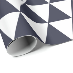 Presente Papel de envolvimento clássico dos triângulos do