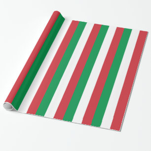 Presente Papel de envolvimento com a bandeira de Italia