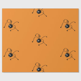 Presente Papel de envolvimento com aranha