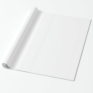 Presente Papel de envolvimento contínuo branco