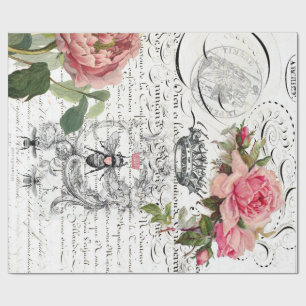 Presente Papel de envolvimento da abelha de rainha