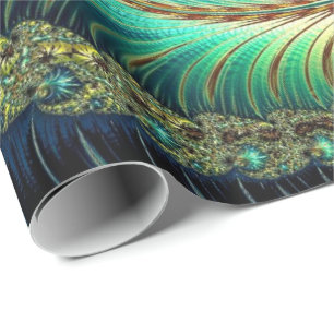 Presente Papel de envolvimento da arte 42 do Fractal