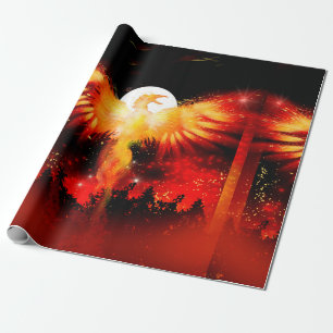 Presente Papel de envolvimento da ascensão de Phoenix