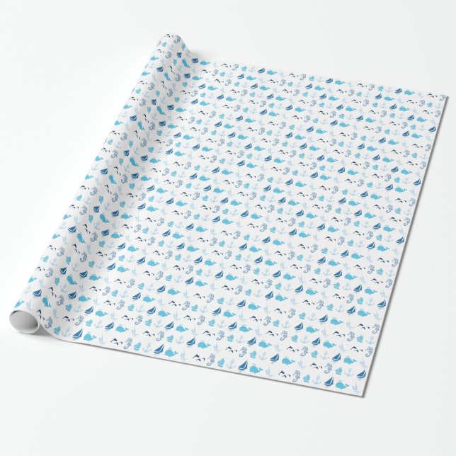 Presente Papel de envolvimento da edição do verão do feliz (Desenrolado)