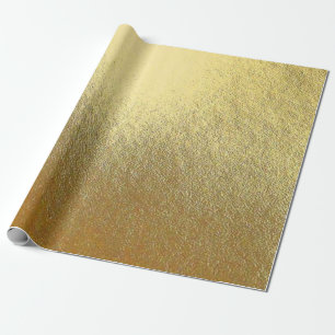 Presente Papel de envolvimento da folha Dourado