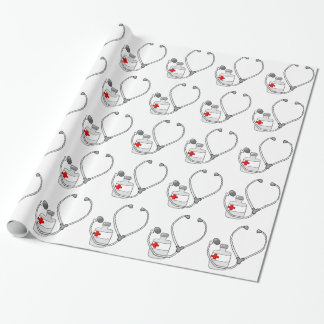 Presente Papel de envolvimento da garrafa da medicina do