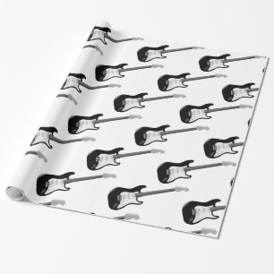Presente Papel de envolvimento da guitarra baixa