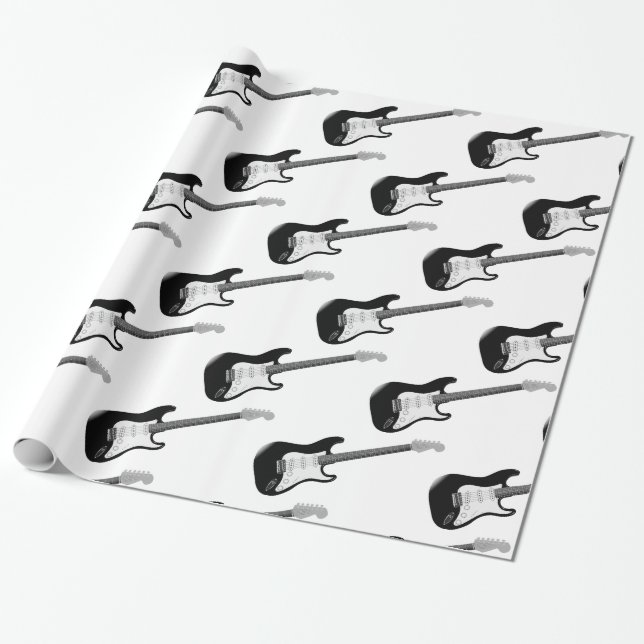 Presente Papel de envolvimento da guitarra baixa (Desenrolado)