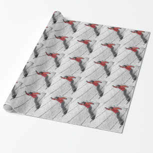 Presente Papel de envolvimento da snowboarding