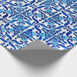 Presente Papel de envolvimento de Azulejo do português