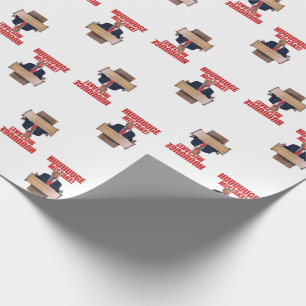 Presente Papel de envolvimento de Donald Trump do erro de