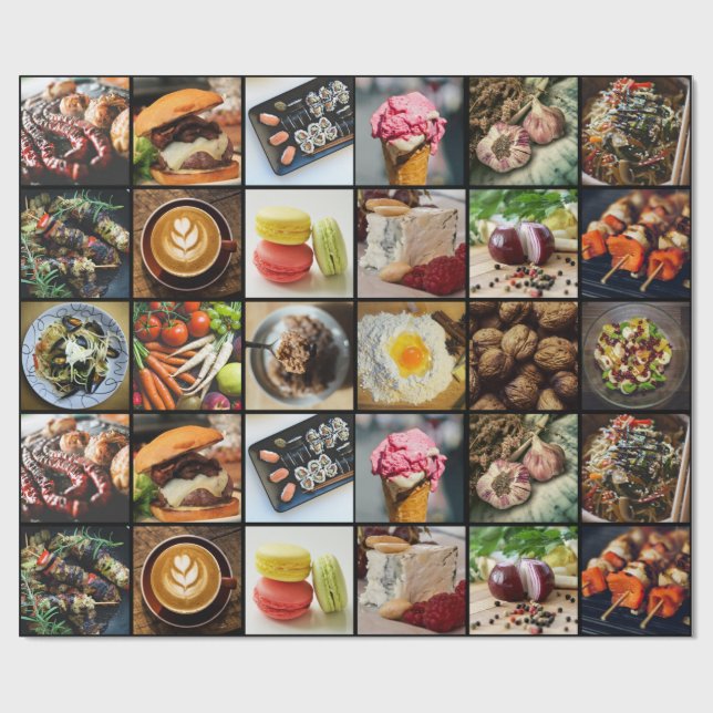 Presente Papel de envolvimento de Foodie (Aberto)