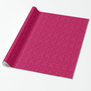 Presente Papel de envolvimento de Fuschia