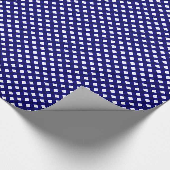 PRESENTE PAPEL DE ENVOLVIMENTO DE GIFT AZUL ESCURO CHEX 4 (Ponta)