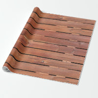 Papel de envolvimento de madeira da caixa