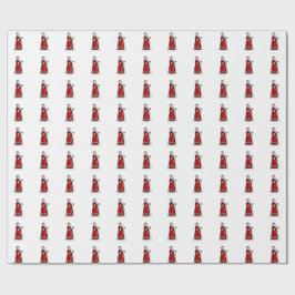 Presente Papel de envolvimento de Papai Noel do céltico