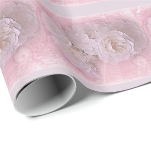 Presente Papel de envolvimento de Rosa