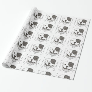 Presente Papel de envolvimento do amor de Pitbull