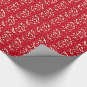 Presente Papel de envolvimento do bastão de doces