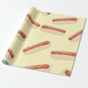 Presente Papel de envolvimento do cachorro quente