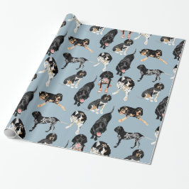 Presente Papel de envolvimento do Coonhound de Bluetick