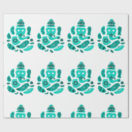 Presente Papel de envolvimento do deus de Ganesha Elepnat,