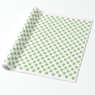 Presente Papel de envolvimento do dia de St Patrick celta
