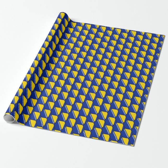 Presente Papel de envolvimento do favo de mel da bandeira (Desenrolado)