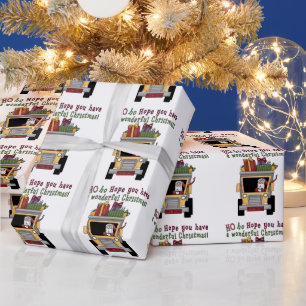 Presente Papel de envolvimento do feriado do papai noel do