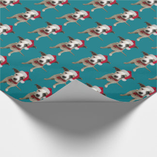 Presente Papel de envolvimento do filhote de cachorro do