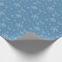 Papel de envolvimento do floco de neve do giz