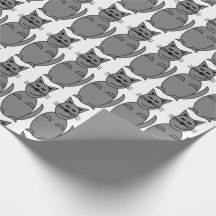 Papel de envolvimento do gatinho