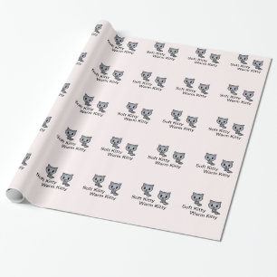 Presente Papel de envolvimento do gato do gatinho