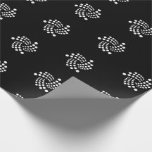Papel de envolvimento do IOTA (logotipo branco)
