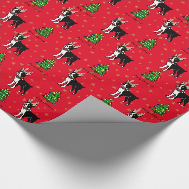 Presente Papel de envolvimento do Natal do Antler de Boston (Ponta)