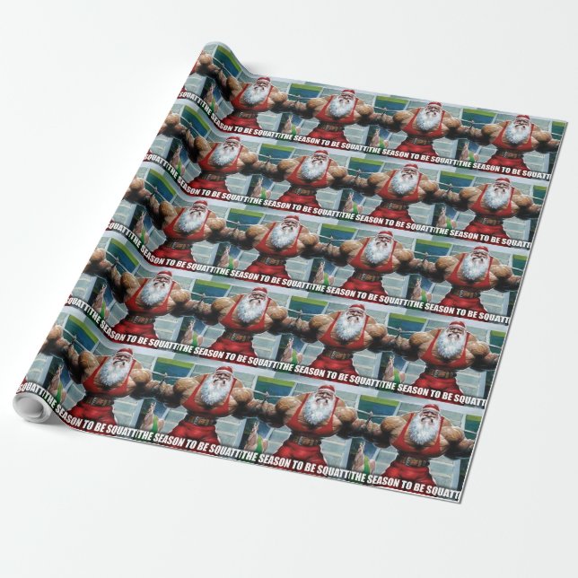 Presente Papel de envolvimento do Natal - motivação do (Desenrolado)
