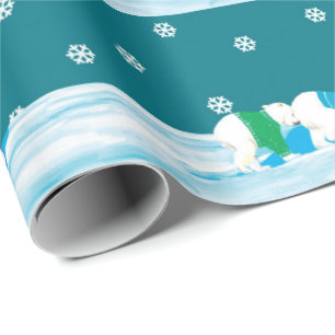 Presente Papel de envolvimento do Natal para miúdos